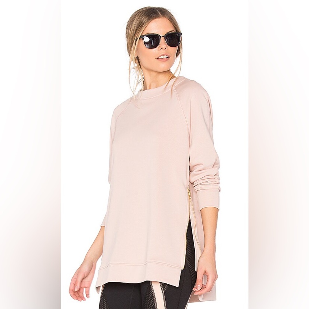 Varley Manning crew neck with zipper detail medium